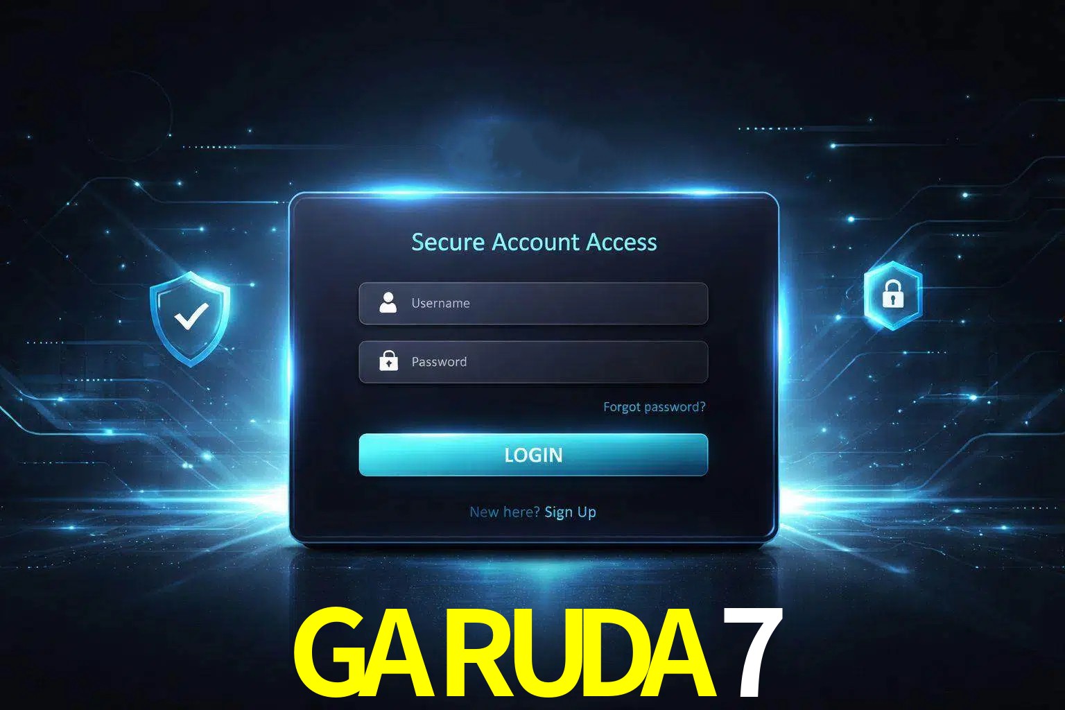 Pantalla de inicio de sesión de cuenta GARUDA7 para usuarios en México