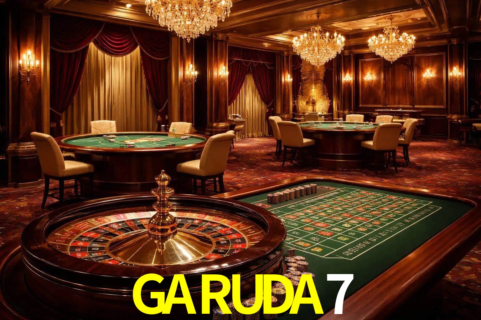 Una escena premium de mesa de casino en vivo con cartas, elementos de ruleta y un ambiente pulido de estudio de transmisión.
